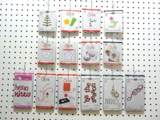 Sizzix Sizzlits Single Dies Christmas Clear Frames Halloween Phrases 
