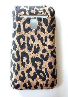 Designer Leopard Cork Phone Cover For LG Revolution 4G Faceplate Case 