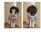   Vintage Tiny TERRI LEE with tagged red plaid school girl dress
