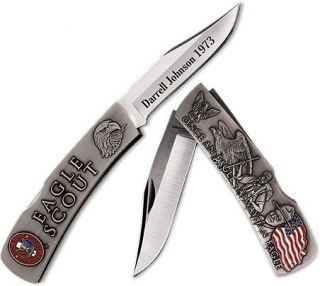 eagle scout nickel pocket knife boyscout knife new free laser