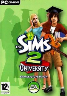 NEW THE SIMS 2 UNIVERSITY EXPANSION PACK FOR PC XP/VISTA SEALED NEW