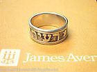JAMES AVERY SONG OF SOLOMON MANS RING Sterling Silver Size 11.75 WB 