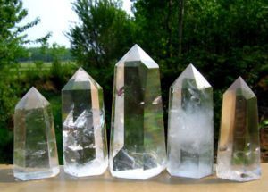 5big polished lemurian quartz isis crystal pointq q003 from china