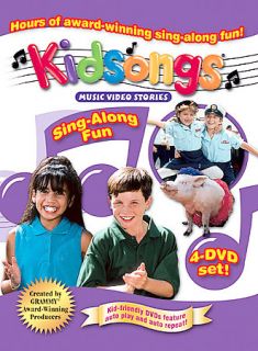 Kidsongs   Sing Along Fun Box Set DVD, 2003, 4 Disc Set