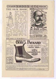 1890 Burt Packard Shoes Corsets Bathing Suits Tailor Vintage 