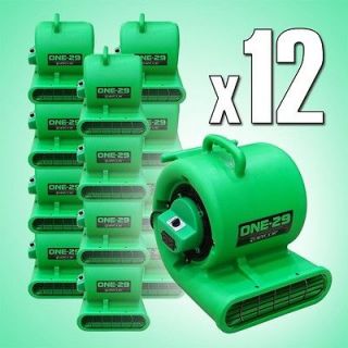   ONE 29 Air Mover Blowers 2900 CFM Floor drying fan Carpet Dryer GREEN