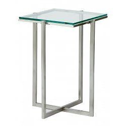 Glass Pedestal Tables   Small   Sold Separately   by Adesso   HX1124 