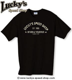Luckys Speed Shop Work T Shirt Circa 1964 (WS64)