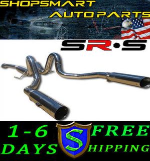 SRS TYPE R1 CATBACK EXHAUST SYSTEMS 99 04 FORD MUSTANG GT V8 4.6L 