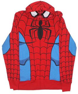 spider man costume marvel comics hooded sweatshirt more options size