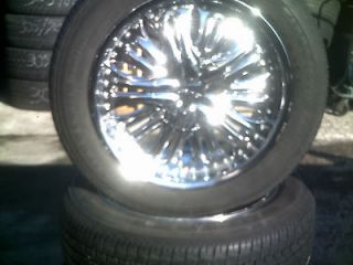 complete set 17 inch chrome rims and tires time left
