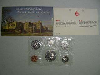 1975 uncirculated royal canadian mint 6 coin set time left