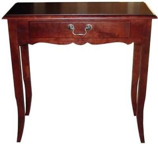 birch wood console table cherry finish sofa table accent w