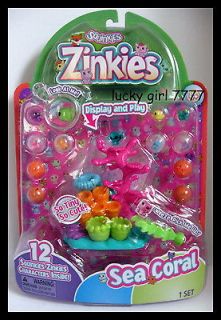 Newly listed NIP Squinkies ZINKIES *SEA CORAL* 12 Mini Squinkies & Set 