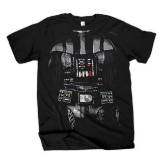 Star Wars Dark Costume Darth Vader Torso Costume Black T Shirt