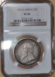 south africa zar 2 1 2 shillings 1892 ngc vf30