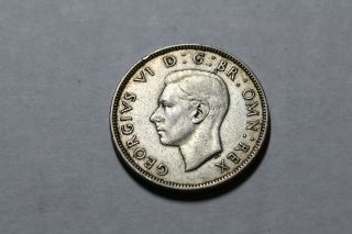 1941 2 Shillings (Florin) silver Great Britain Extra Fine+