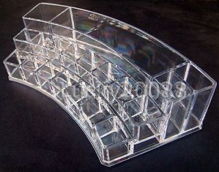 1x Clear Acrylic Cosmetic Organizer Makeup case Lipstick holder #9 