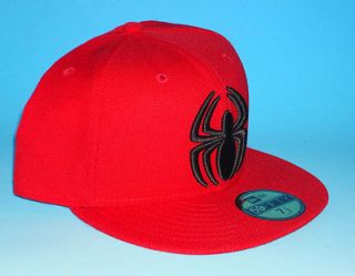 Spider Man New Era 59fifty Hat Size 7 1/4 Custom Fitted Marvel Comics 