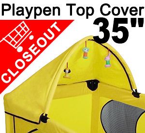 Special Yellow Top Cover For Dog Pet Puppy Playpen Crate Kennel 