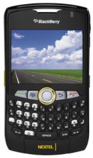 RB BLACKBERRY CURVE 8350i BLACK UNLOCKED NEXTEL WORLDWIDE PHONE