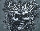 smith wesson t shirt logo skull gray nwot
