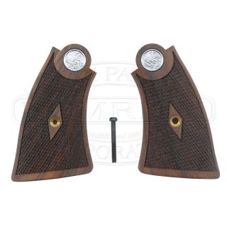 smith wesson 1917 checkered walnut square butt grips time left