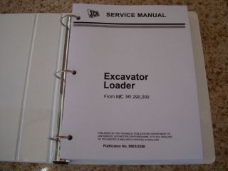 jcb backhoe loader service manual 1400b 1550b 1700b time left