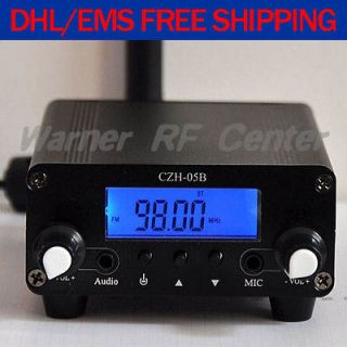 76~108MHz 0.5W watt Stereo PLL LCD Mini FM transmitter