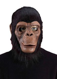 complete chimpanzee mask halloween costume accessory one day shipping 