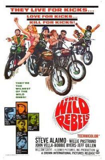   RACING / BIKER / MOTORCYCLE 1967 WILD REBELS ~ STEVE ALAIMO ~ NEW DVD