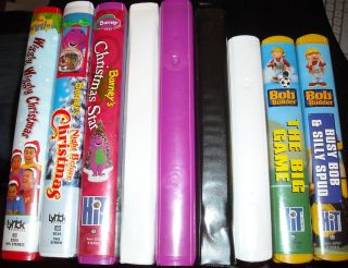 HUGE lot of Kids VHS movies Barney, Bob the Builder & The Wiggles