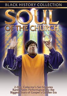 Black History Collection Soul of the Church DVD, 2010, 2 Disc Set 