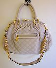 Auth Marc Jacobs Quilted leather Stam bag MINT SATCHEL
