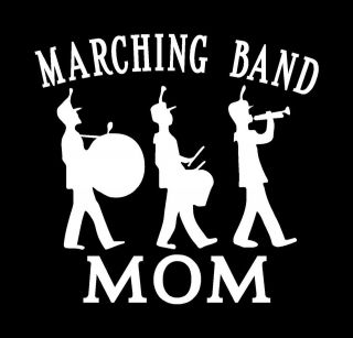 marching band mom vinyl music school decal 7558 time left
