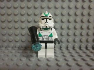 lego star wars minifigs minifigures figures green clone trooper siege