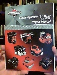 Briggs & Stratton Single Cylindr L Head Repair Manual (Built After 