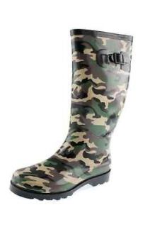 Style & Co. NEW Drizzle Multi Color Camouflage Rain Boots Shoes 8 BHFO