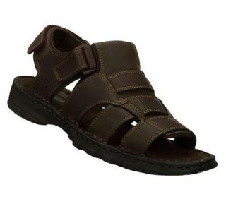 NEW Skechers Mens August Holden Comfort Sandals 62110 Dark Brown