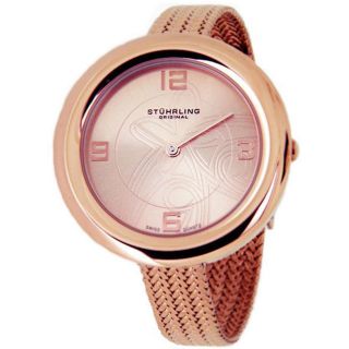 Stuhrling 506 124414 Womens Deauville Swiss Quartz Rose Watch