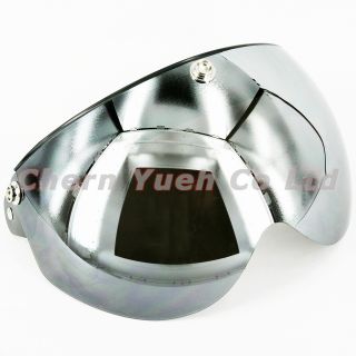 Visor Swing Shield Fask Mask Silver Chrome Lens for Helmet TORC 