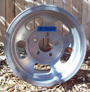 Vintage Ford Super Drag Mag Slotted Wheel 14 Inch Rim Classic Hot Rod