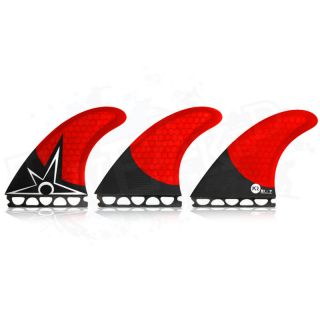 New Kinetik Racing Bruce Irons Tri Fin Set Small   Futures Base   Red 