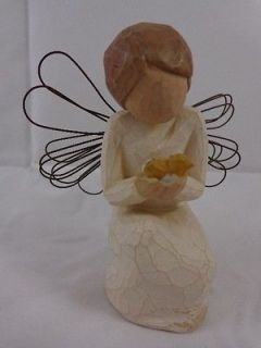  Figurine Angel of Miracles + Bird Demdaco Susan Lordi Sculpture 2002