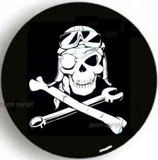   Pirate Skull on vitara black mb436728p (Fits: Suzuki Grand Vitara