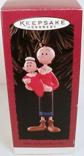   ORNAMENT OLIVE OYL AND SWEE PEA ~1996~ REALLY SWEET ORNAMENT