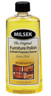 milsek lemon furniture polish cleaner 12oz 13570 