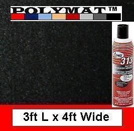   1can 313 Glue BLACK Polymat S25 Car DJ SPEAKER BOX TRUNK LINER CARPET