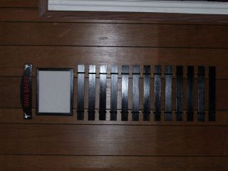 handmade 13 slat painted karate martial arts belt rack personalized