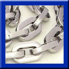 stainless steel chain in Jewelry & Watches